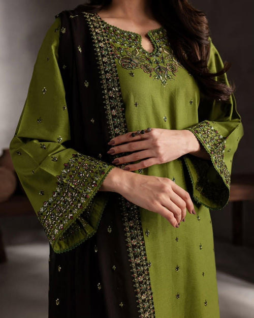 Ezza 3PC – Elegance in Every Thread - Desi Rang