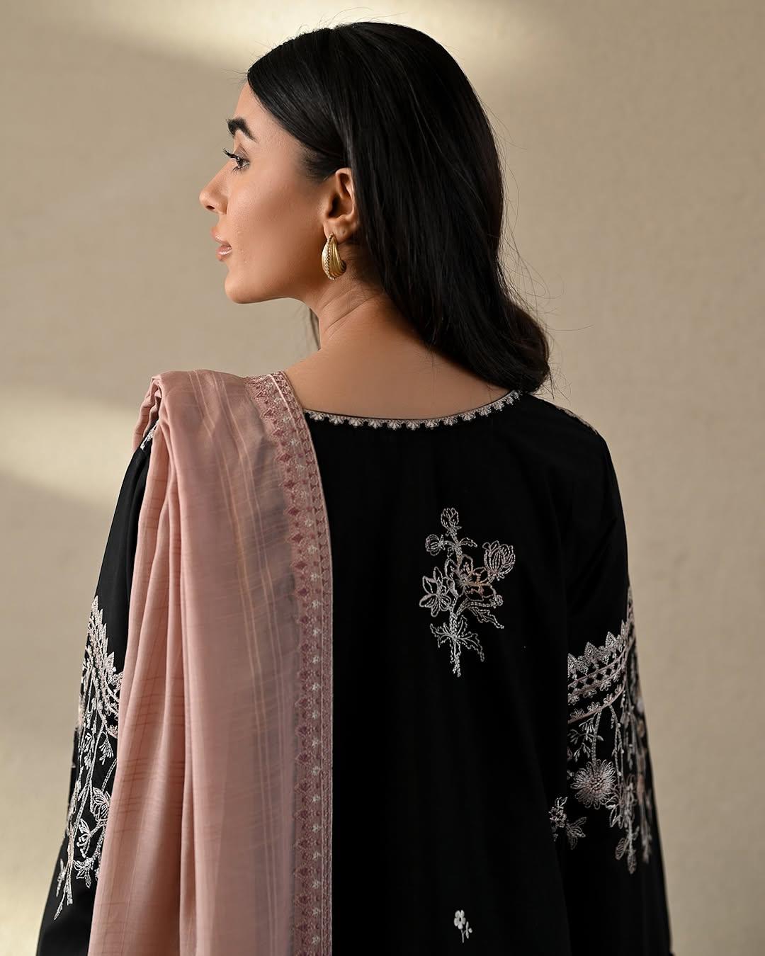 EID SPECIAL ZAIB LAWN LUXURY FARSHI SET - Desi Rang
