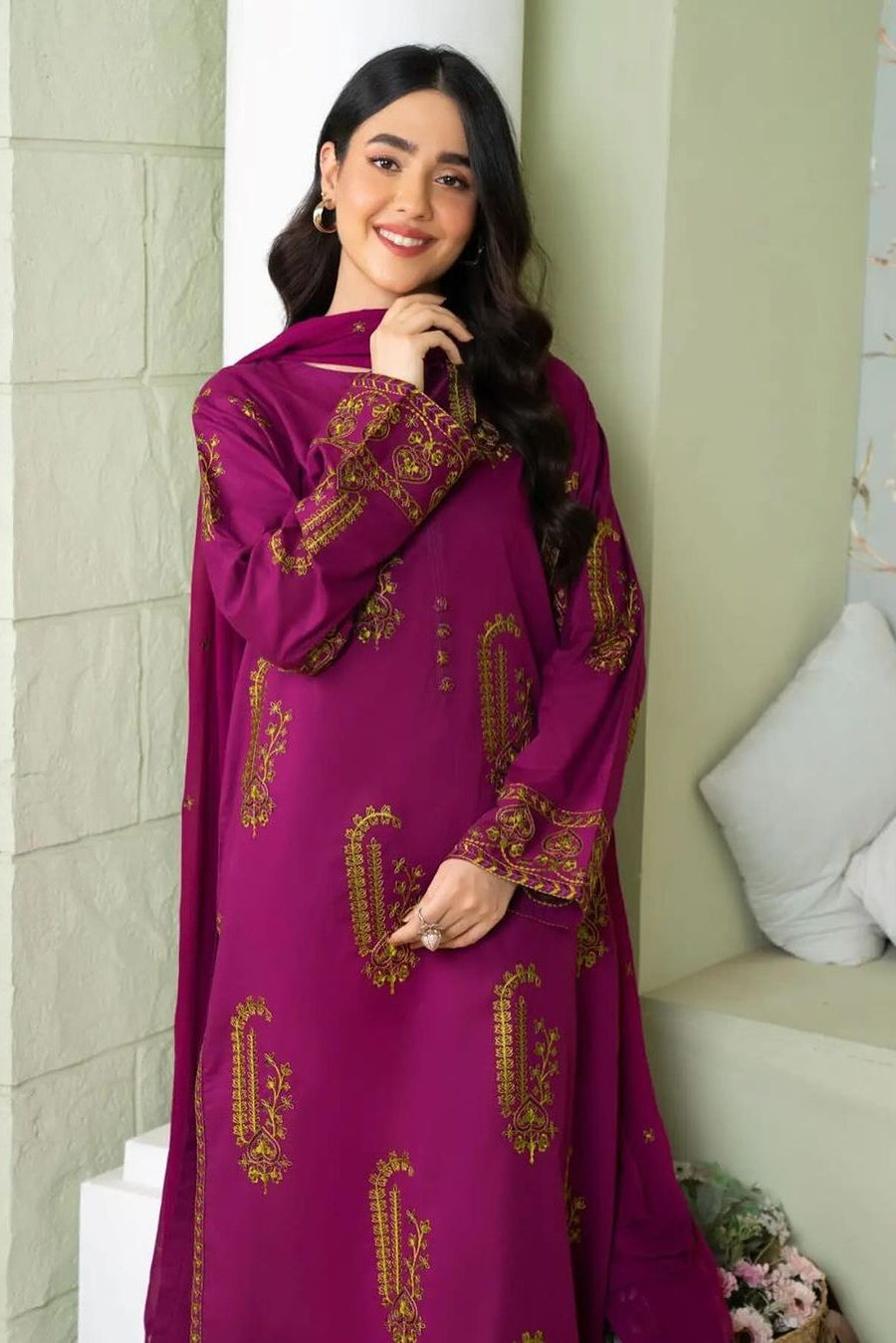 AFREEN EMB 2Pc - Desi Rang