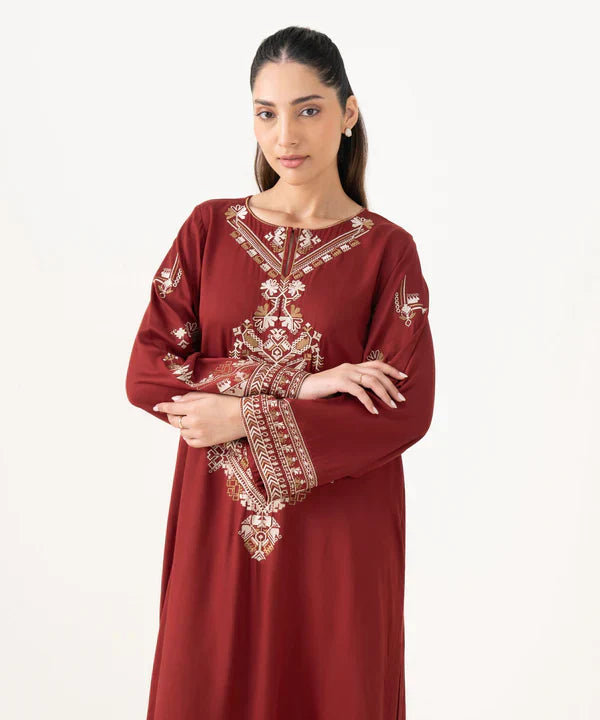 SAPHAIR SHAWL 3PC - Desi Rang