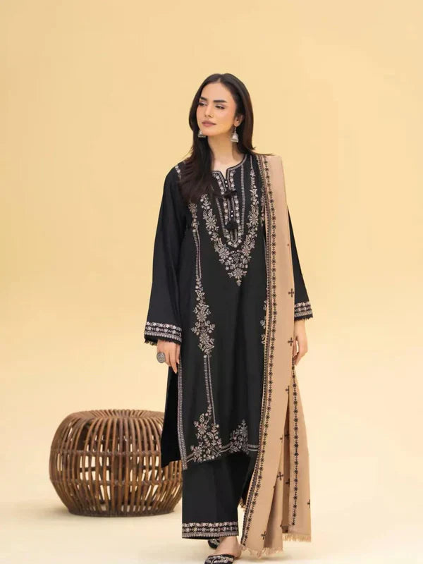 PREET SHAWL 3PC - Desi Rang