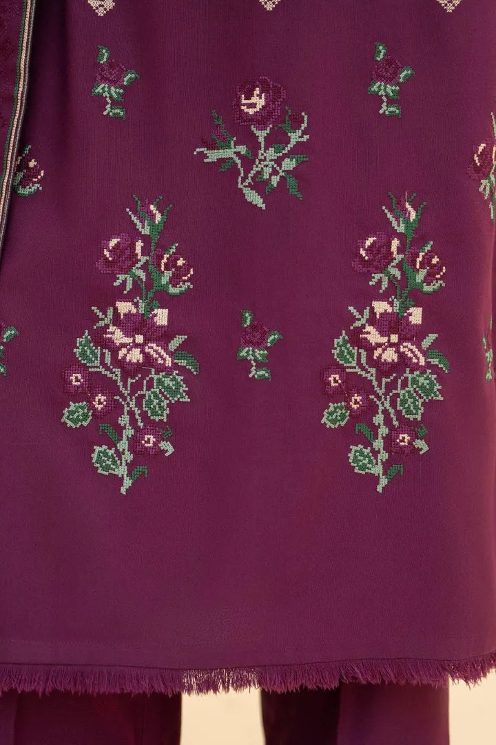 KAIRA SHAWL 3PC - Desi Rang