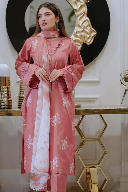 HORIYA LAWN CO-ORD SET - Desi Rang