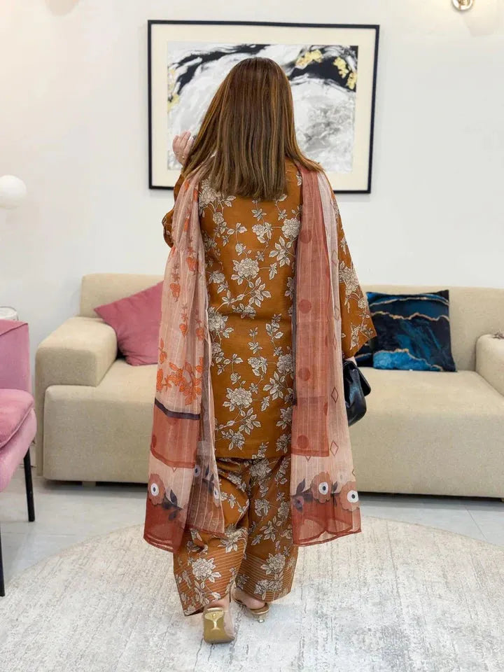 MEENA DIGITAL 3PC - Desi Rang