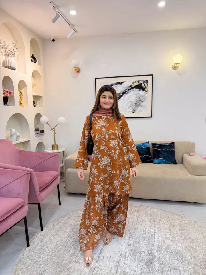 MEENA DIGITAL 3PC - Desi Rang