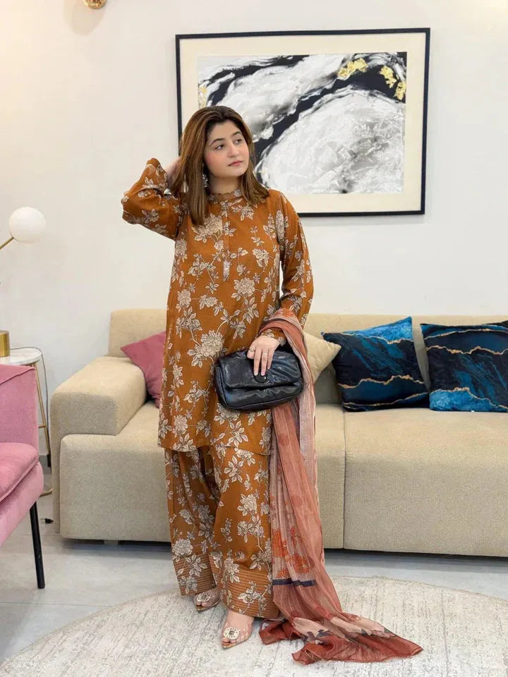 MEENA DIGITAL 3PC - Desi Rang