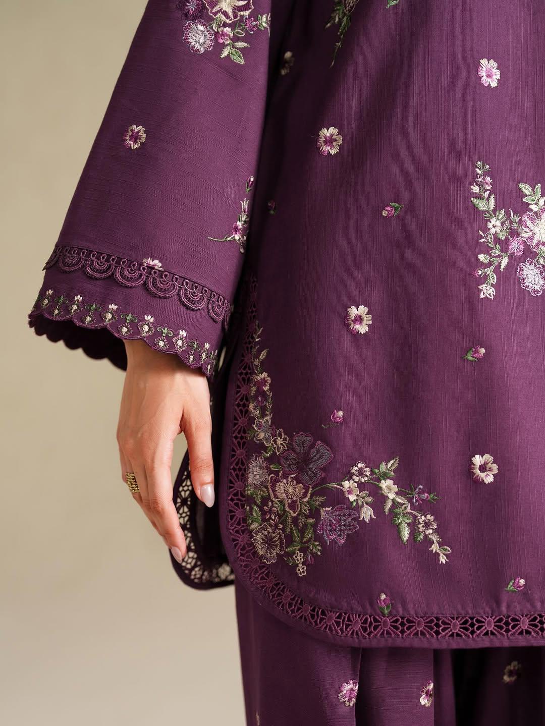 IZNIK SHAWL 3PC - Desi Rang