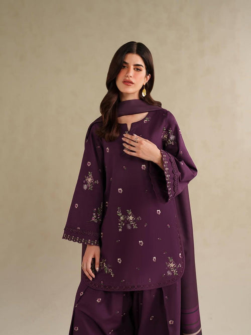 IZNIK SHAWL 3PC - Desi Rang