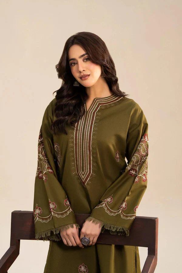 MEHNDI POCKET SET (FARSHI SHALWAR ) - Desi Rang