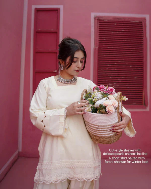 MALAI SET (FARSHI SHALWAR ) - Desi Rang