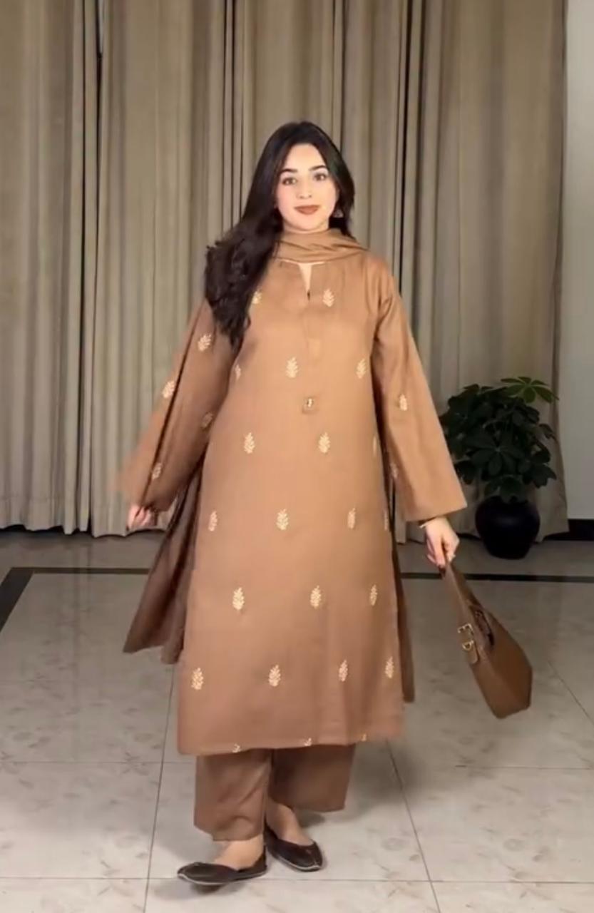 ZERLIN EID LAWN SET - Desi Rang