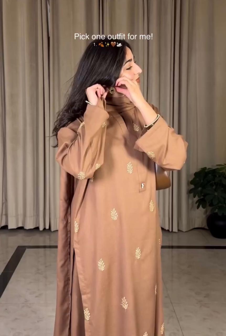 ZERLIN EID LAWN SET - Desi Rang