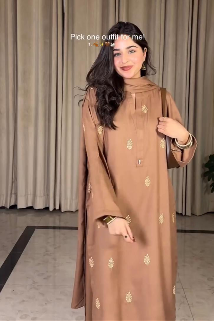ZERLIN EID LAWN SET - Desi Rang