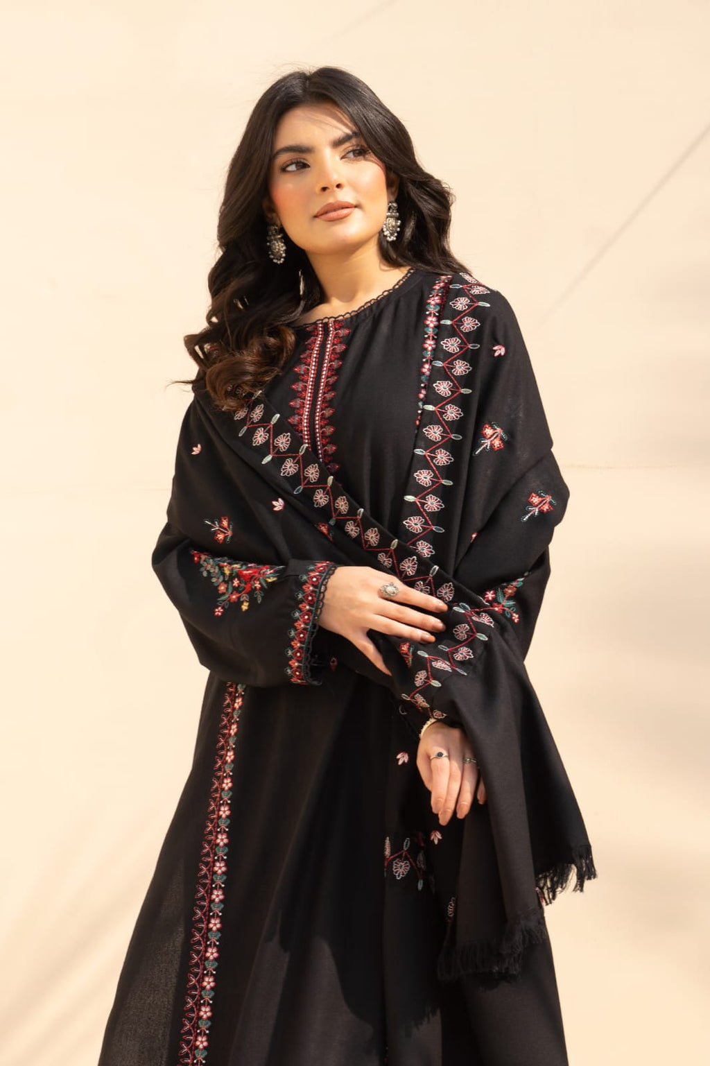 EID SPECIAL NIMRAH 3PC - Desi Rang