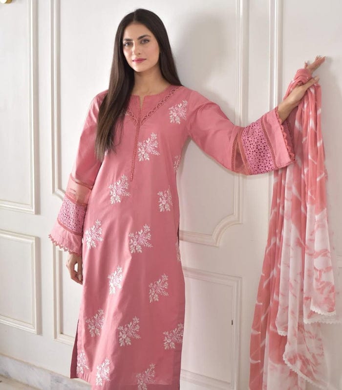 EID SPECIAL HORIYA LAWN CO-ORD SET - Desi Rang