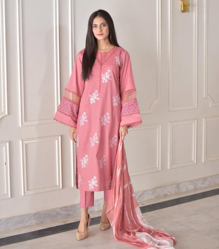 EID SPECIAL HORIYA LAWN CO-ORD SET - Desi Rang