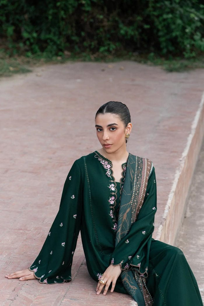 ZIVA GREEN CO-ORD SET - Desi Rang