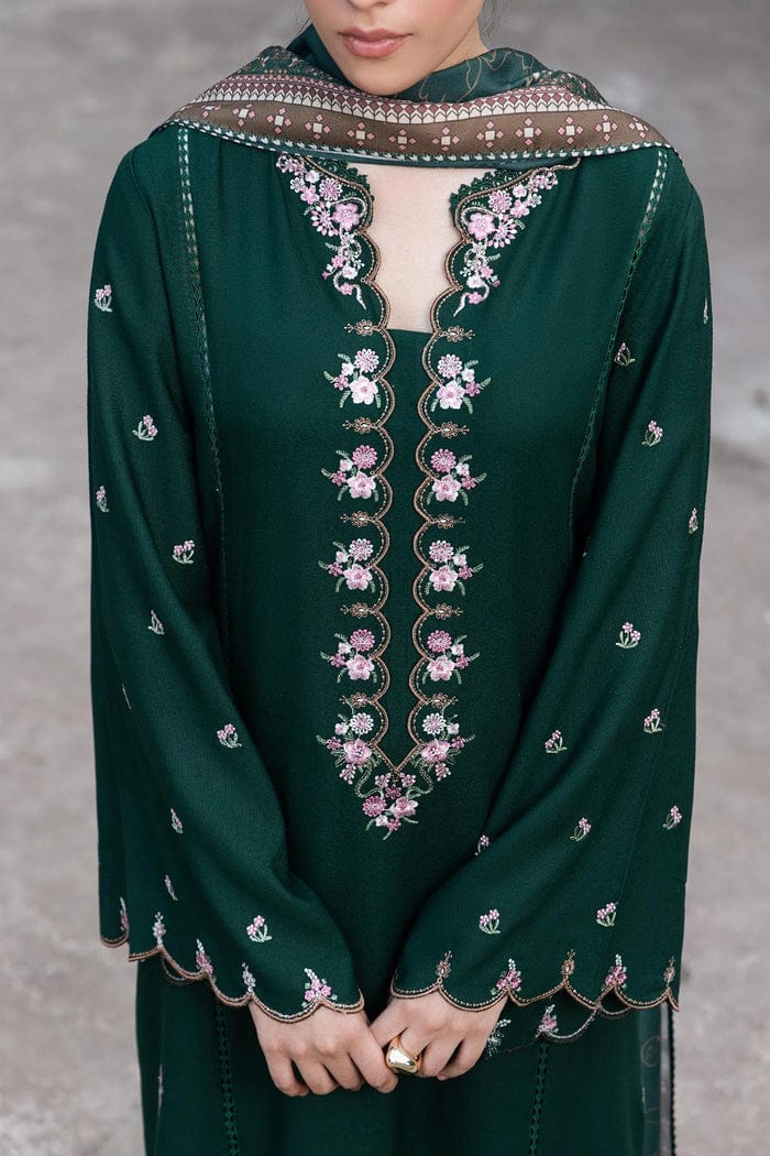 ZIVA GREEN CO-ORD SET - Desi Rang