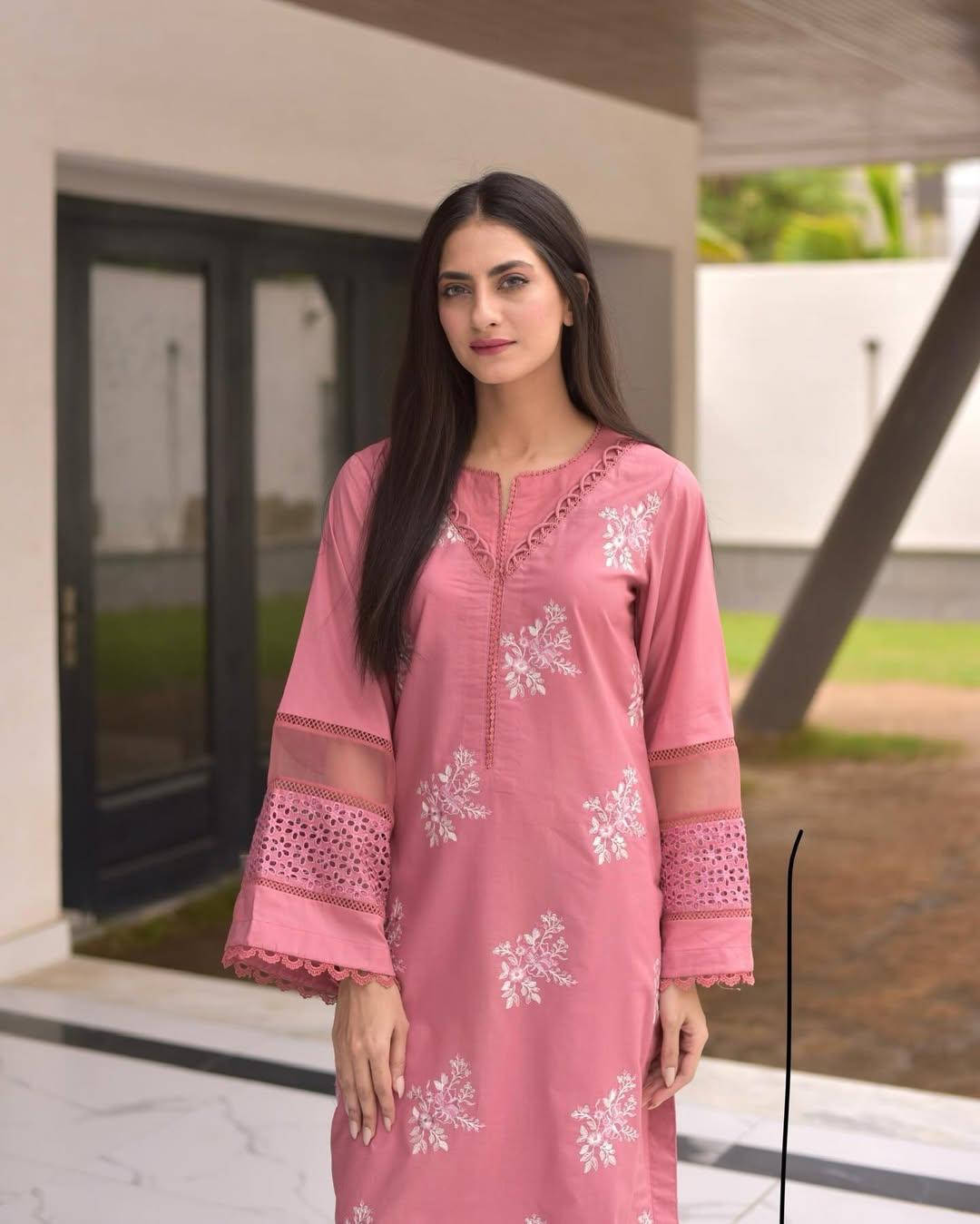 HORIYA LAWN CO-ORD SET - Desi Rang