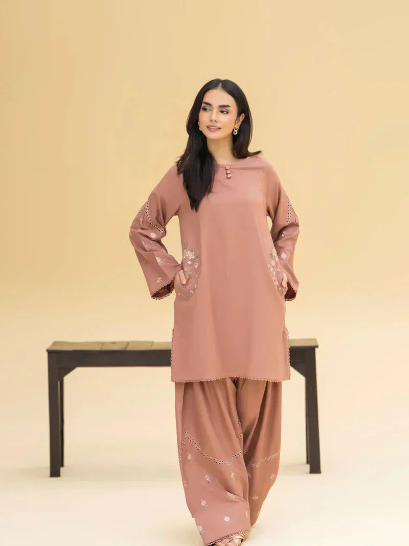 ESHAL POCKET SET(FARSHI SHALWAR ) - Desi Rang